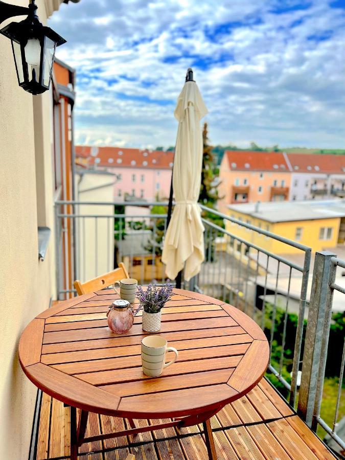 Elbling Apartment Mit Terrasse - Netflix - Parkplatz - Weinbergblick Майсен Екстер'єр фото